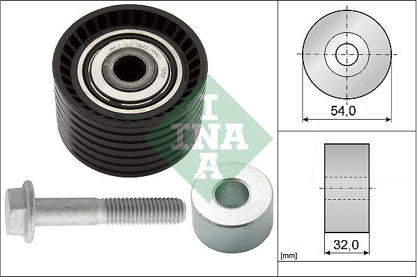 INA 532 0654 10 - Направляющий ролик, зубчатый ремень xparts.lv