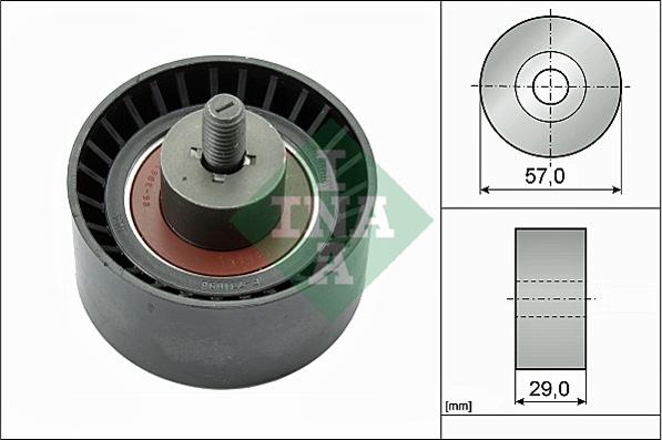 INA 532 0120 10 - Deflection / Guide Pulley, timing belt xparts.lv