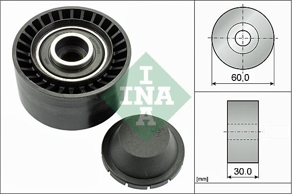 INA 532 0320 10 - Deflection / Guide Pulley, v-ribbed belt xparts.lv
