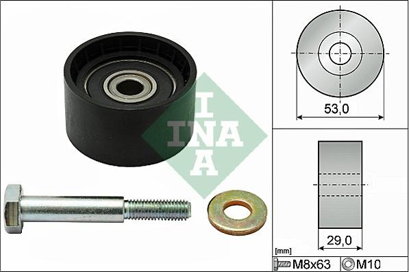 INA 532 0287 10 - Deflection / Guide Pulley, timing belt xparts.lv