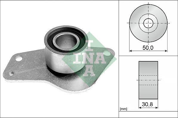 INA 532 0238 10 - Deflection / Guide Pulley, timing belt xparts.lv