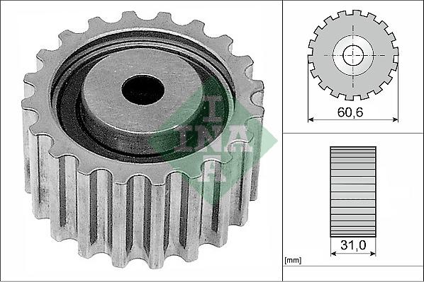 INA 532 0220 10 - Deflection / Guide Pulley, timing belt xparts.lv