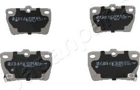 Japanparts PP-256AF - Brake Pad Set, disc brake xparts.lv