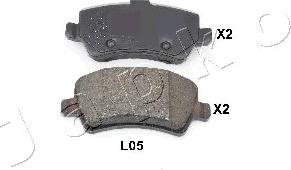 Japko 51L05 - Тормозные колодки, дисковые, комплект xparts.lv