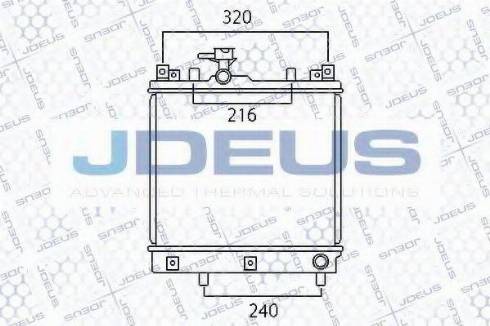 Jdeus 042M19 - Radiators, Motora dzesēšanas sistēma xparts.lv