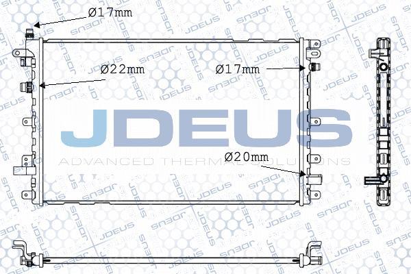 Jdeus 020M81 - Cooler, drive battery xparts.lv