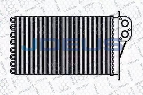 Jdeus 221B35 - Heat Exchanger, interior heating xparts.lv