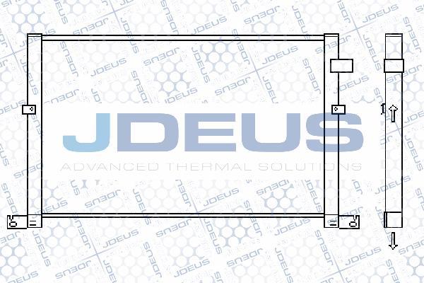 Jdeus 712M23 - Condenser, air conditioning xparts.lv