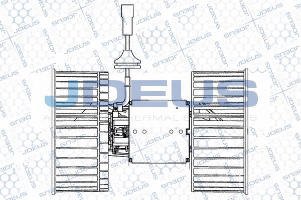 Jdeus BL1140002 - Salona ventilators xparts.lv