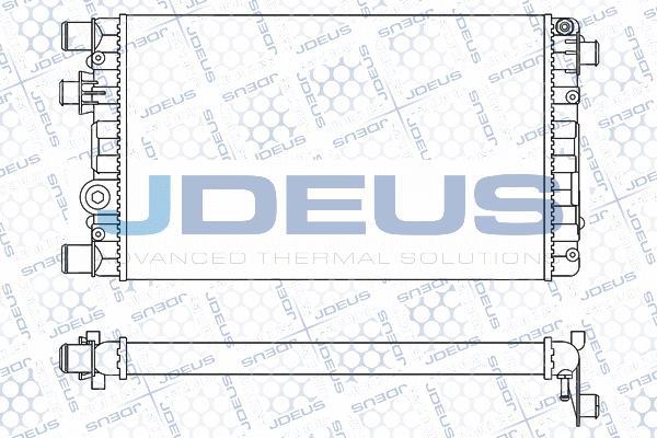 Jdeus M-0110870 - Radiators, Motora dzesēšanas sistēma xparts.lv