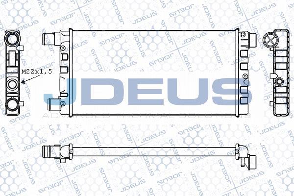 Jdeus M-011021A - Radiators, Motora dzesēšanas sistēma xparts.lv
