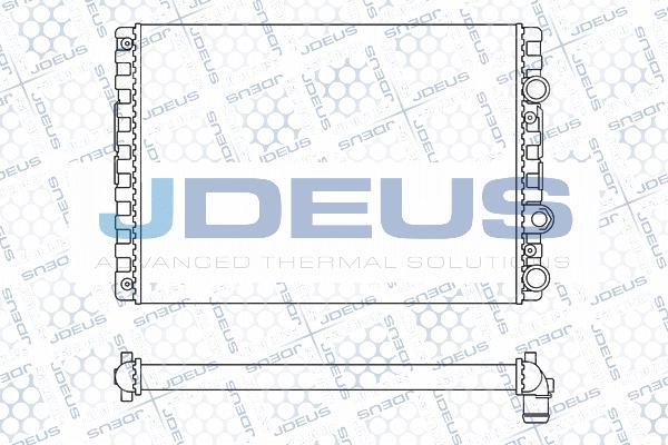 Jdeus M-0300080 - Radiators, Motora dzesēšanas sistēma xparts.lv