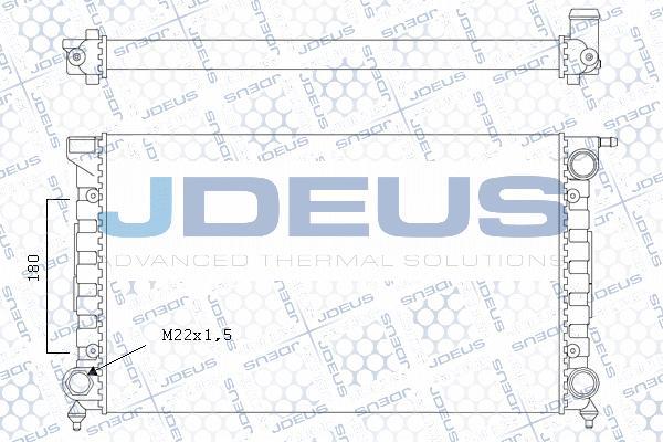 Jdeus M-0300350 - Radiators, Motora dzesēšanas sistēma xparts.lv