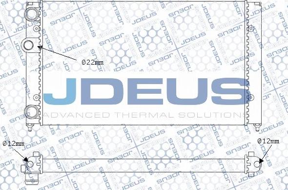 Jdeus M-0300360 - Radiators, Motora dzesēšanas sistēma xparts.lv