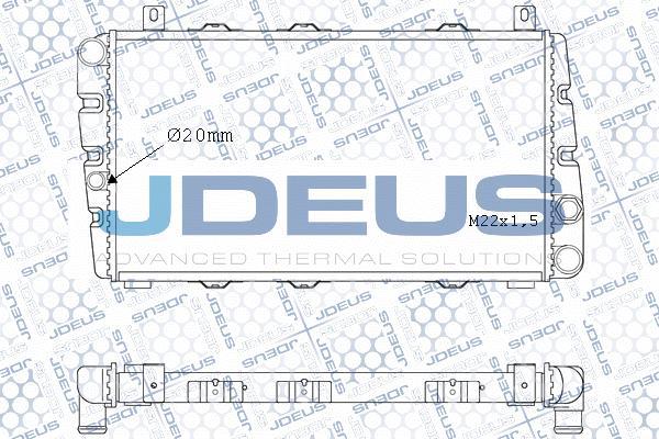 Jdeus M-038004A - Radiators, Motora dzesēšanas sistēma xparts.lv