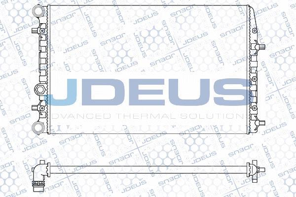 Jdeus M-0250080 - Radiators, Motora dzesēšanas sistēma xparts.lv