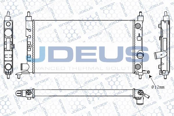 Jdeus M-020013A - Radiators, Motora dzesēšanas sistēma xparts.lv