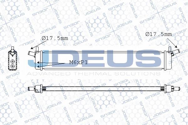 Jdeus M-028082X - Radiators, Motora dzesēšanas sistēma xparts.lv