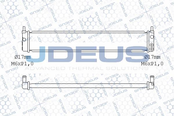 Jdeus M-028101X - Radiators, Motora dzesēšanas sistēma xparts.lv