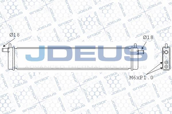 Jdeus M-078005X - Cooler, drive battery xparts.lv