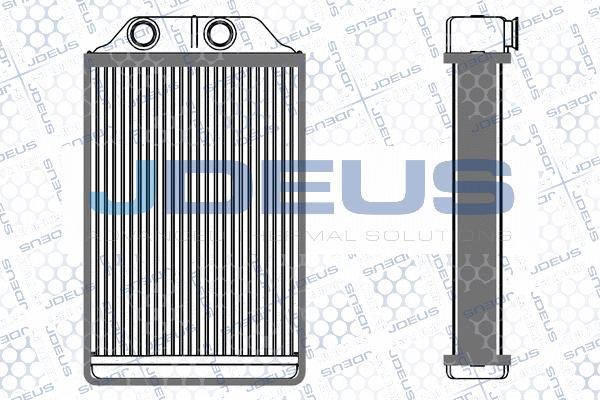 Jdeus M-201015A - Heat Exchanger, interior heating xparts.lv