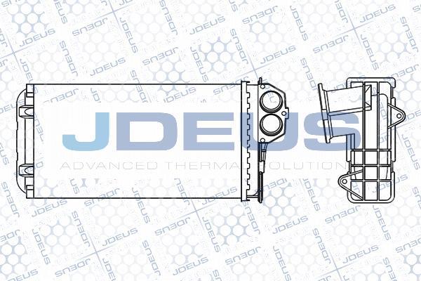 Jdeus M-2210310 - Heat Exchanger, interior heating xparts.lv