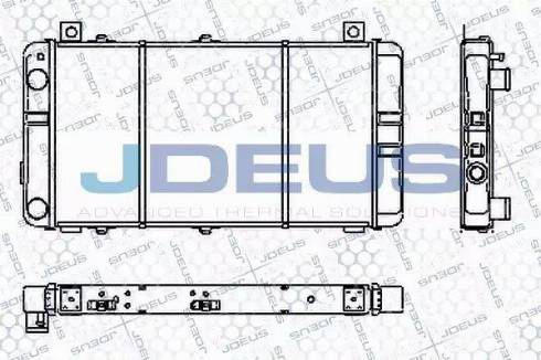 Jdeus RA0440000 - Radiators, Motora dzesēšanas sistēma xparts.lv