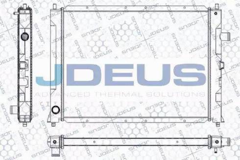 Jdeus RA0020371 - Radiators, Motora dzesēšanas sistēma xparts.lv