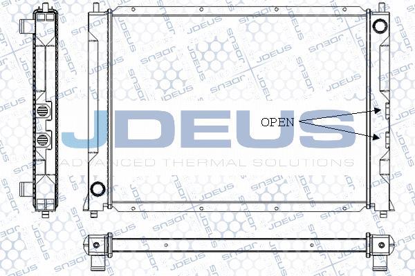 Jdeus RA0020281 - Radiators, Motora dzesēšanas sistēma xparts.lv