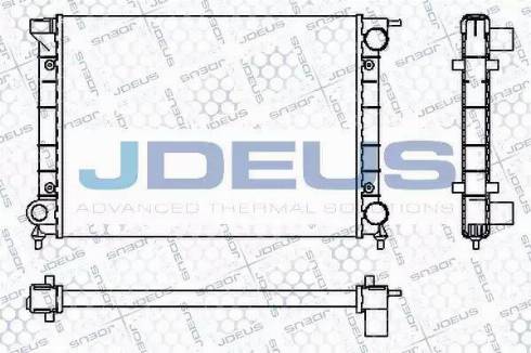 Jdeus RA0300340 - Radiators, Motora dzesēšanas sistēma xparts.lv