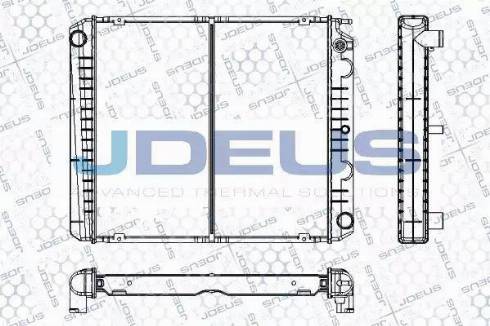 Jdeus RA0310210 - Radiatorius, variklio aušinimas xparts.lv
