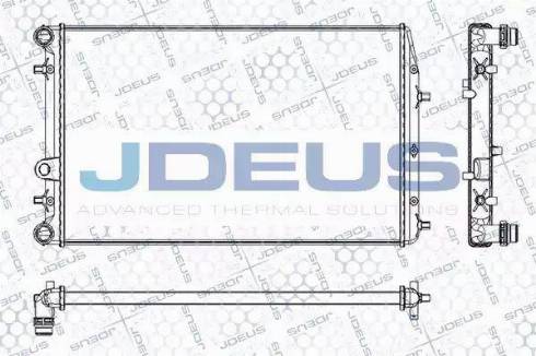 Jdeus RA0250080 - Radiatorius, variklio aušinimas xparts.lv