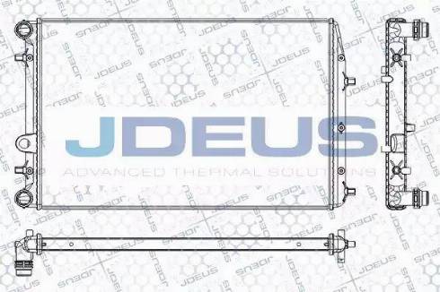 Jdeus RA0250110 - Radiators, Motora dzesēšanas sistēma xparts.lv