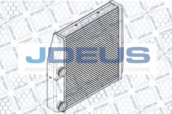 Jdeus RA2111340 - Heat Exchanger, interior heating xparts.lv