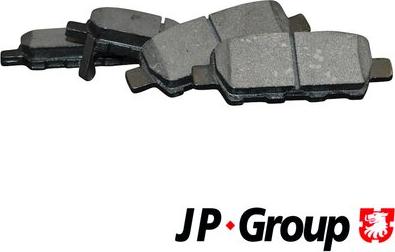 JP Group 4063700610 - Тормозные колодки, дисковые, комплект xparts.lv