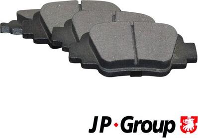 JP Group 4063700210 - Stabdžių trinkelių rinkinys, diskinis stabdys xparts.lv