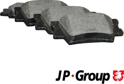 JP Group 4863701810 - Stabdžių trinkelių rinkinys, diskinis stabdys xparts.lv