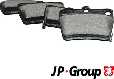 JP Group 4863701210 - Тормозные колодки, дисковые, комплект xparts.lv