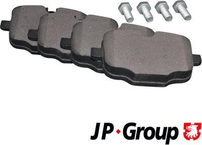 JP Group 1463701710 - Stabdžių trinkelių rinkinys, diskinis stabdys xparts.lv