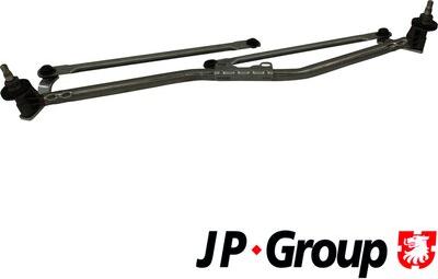 JP Group 1198101800 - Stiklu tīrītāja sviru un stiepņu sistēma xparts.lv