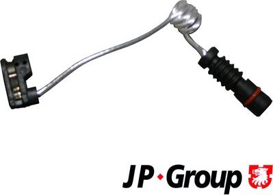 JP Group 1197300400 - Сигнализатор, износ тормозных колодок xparts.lv