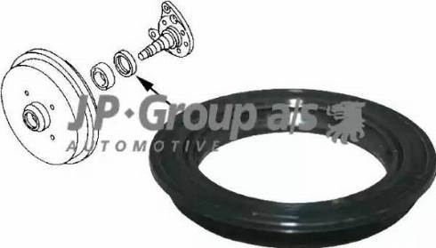 JP Group 1151250200 - Уплотняющее кольцо, сальник, ступица колеса xparts.lv
