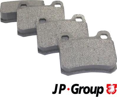 JP Group 1363700110 - Brake Pad Set, disc brake xparts.lv