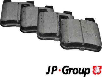 JP Group 1363702410 - Тормозные колодки, дисковые, комплект xparts.lv