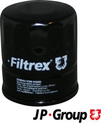 JP Group 1218500900 - Oil Filter xparts.lv