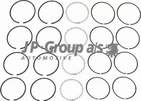 JP Group 8110300712 - Piston Ring Kit xparts.lv