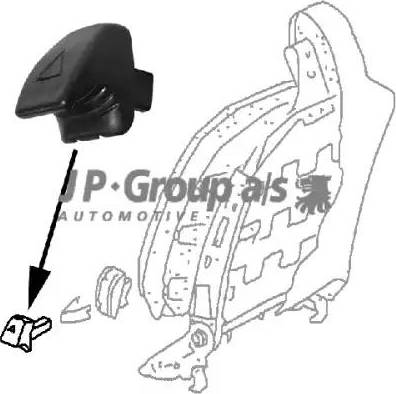 JP Group 8188000500 - Turning Knob, seat back adjustment xparts.lv
