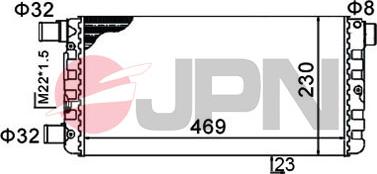 JPN 60C9016-JPN - Radiators, Motora dzesēšanas sistēma xparts.lv