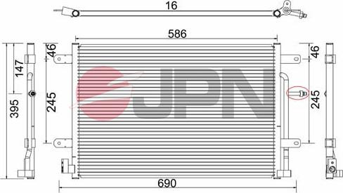 JPN 60C9078-JPN - Kondensators, Gaisa kond. sistēma xparts.lv