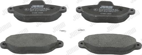 Jurid 571528J - Brake Pad Set, disc brake xparts.lv